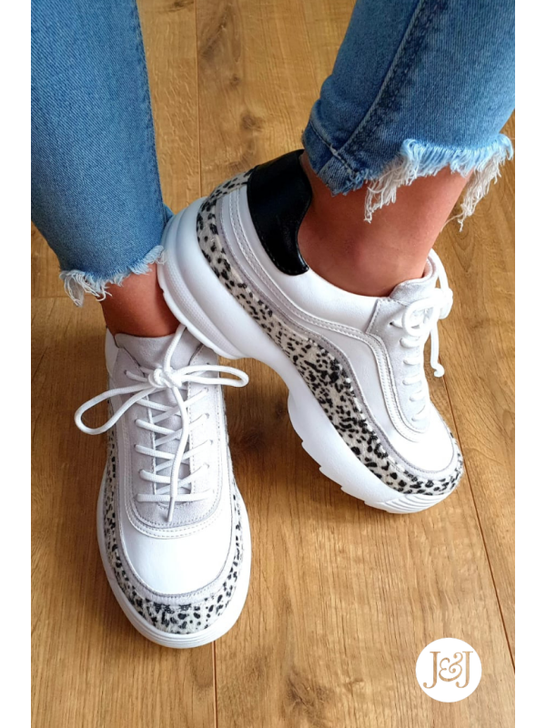 Sneakers léopard 'Lana'