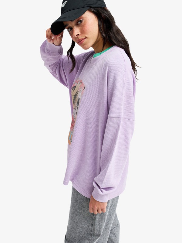 Eastside Midweight T-shirt manches longues Violet Femme