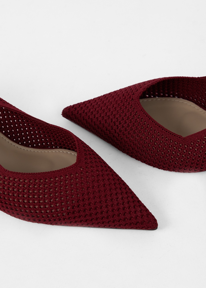 Demi hakken burgundy