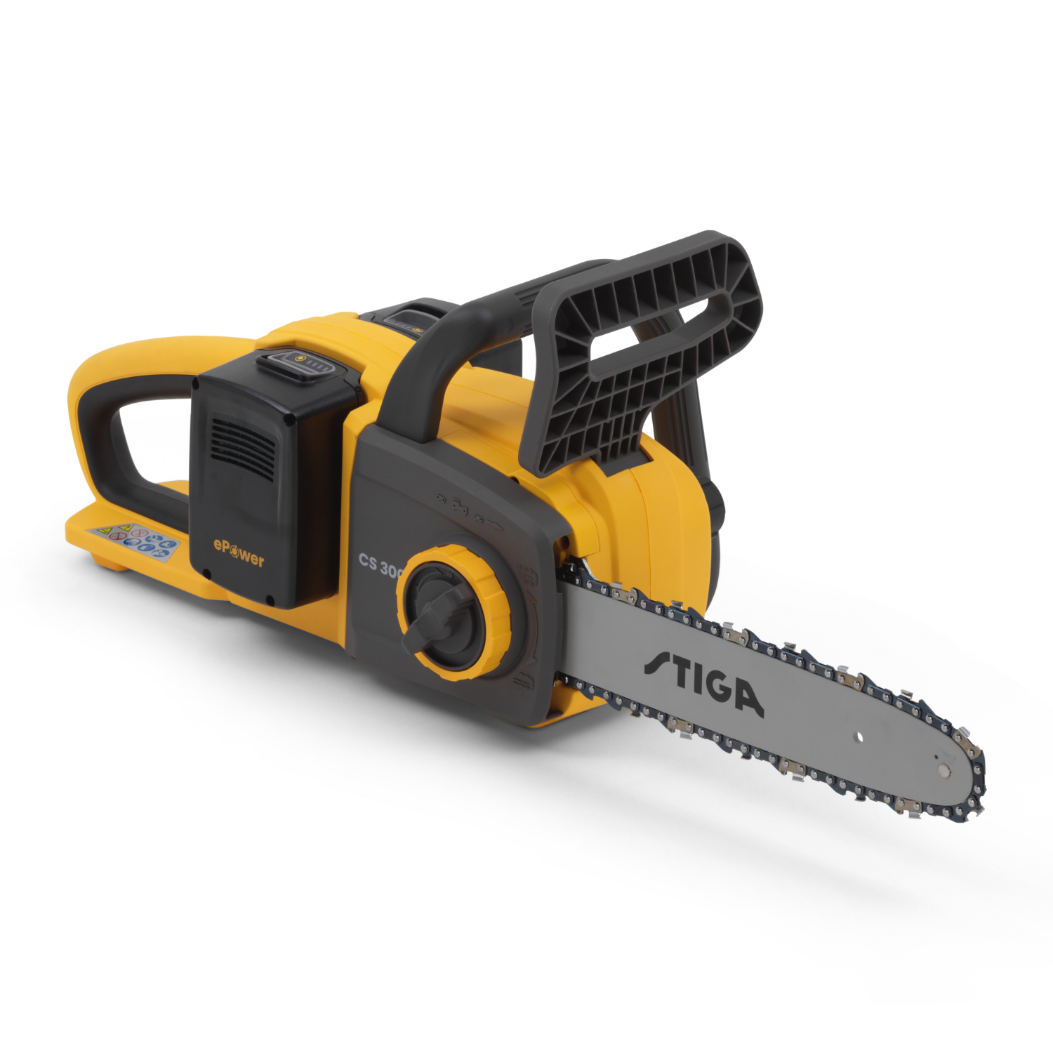 Stiga CS 300e Kit Accu kettingzaag (2x 4,0Ah accu) - 20V