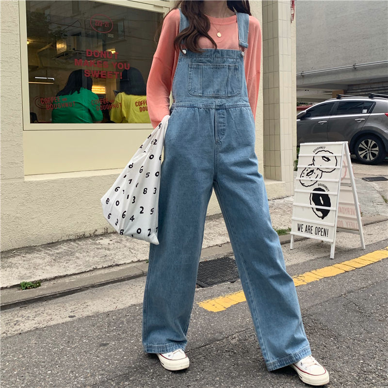 Shopherd - Wijde denim jumpsuit