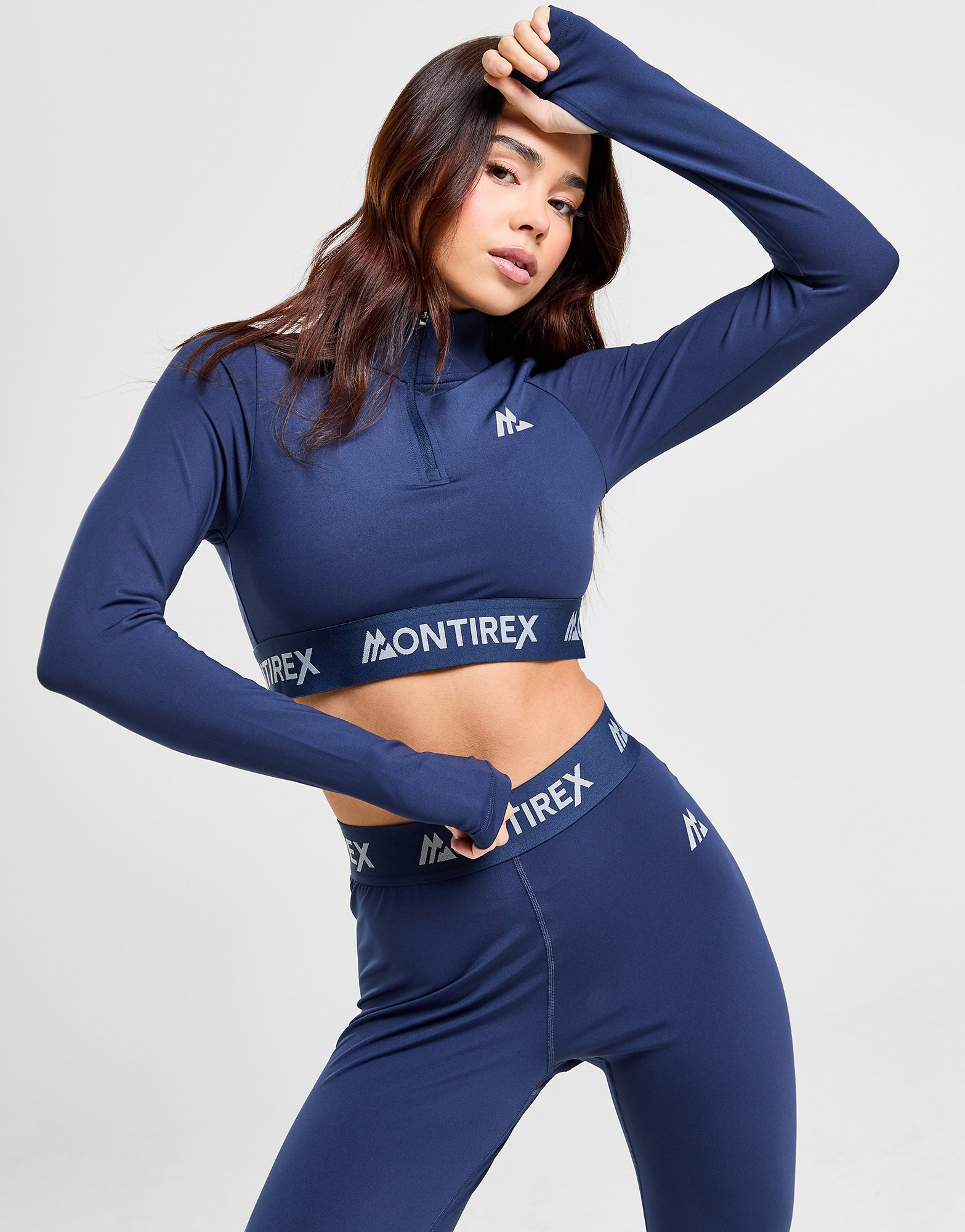 MONTIREX Crop Top Zippé Icon Femme