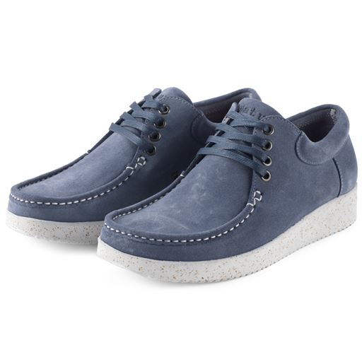 Nature Anna Suede Sko, Nordic Blue, 38