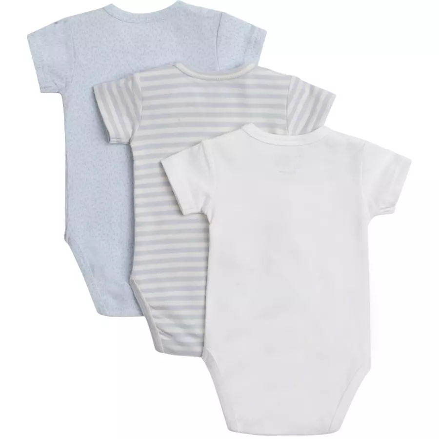 Hust & Claire Kurzarmbody Bati Air blue 3er Pack