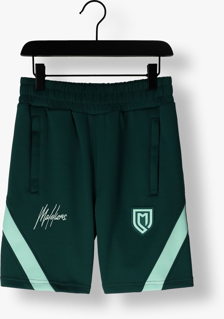 MALELIONS donkergroene malelions korte broek pre-match shorts