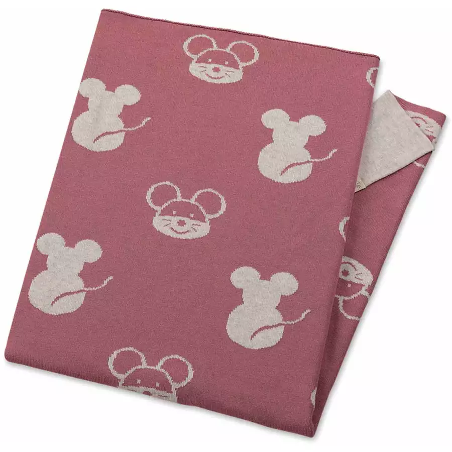 Sterntaler Strick Schmuse-Set Maus Mabel 2er Set altrosa