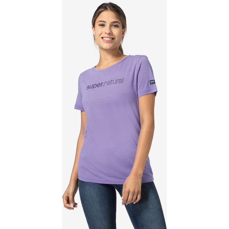 Super.Natural Damen Grid T-Shirt
