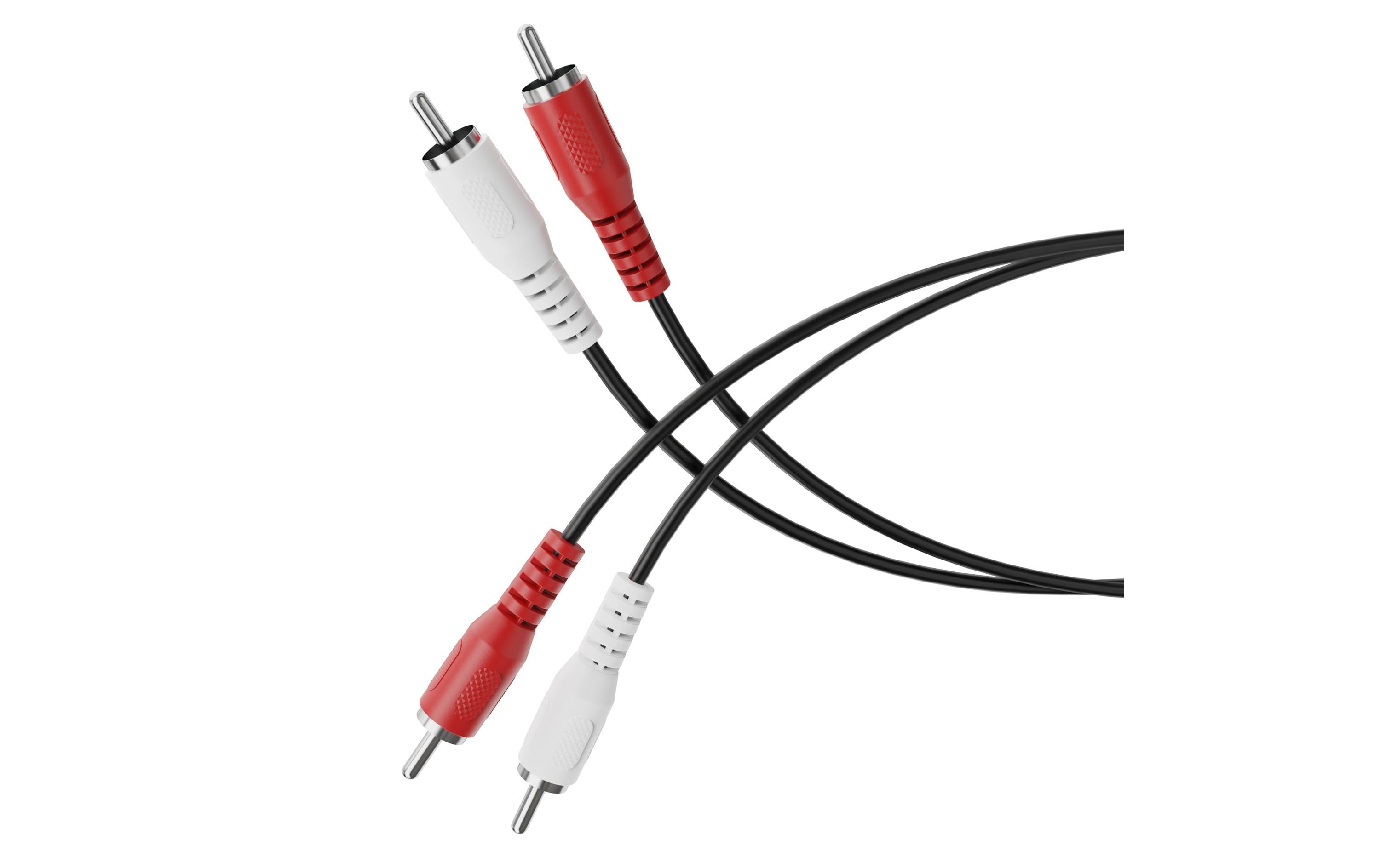Audio-Kabel Cinch - Cinch 5 mAudio Kabel, 2x Cinch auf 2x Cinch, 5.00 m