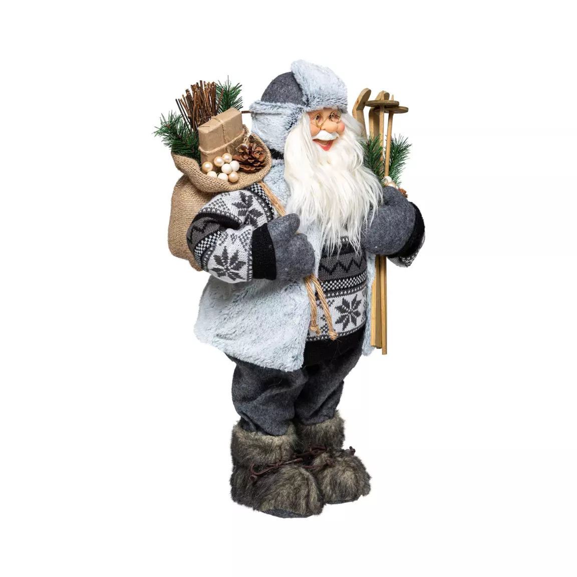 Père Noël déco Traditionnel (H45 cm) Arnold