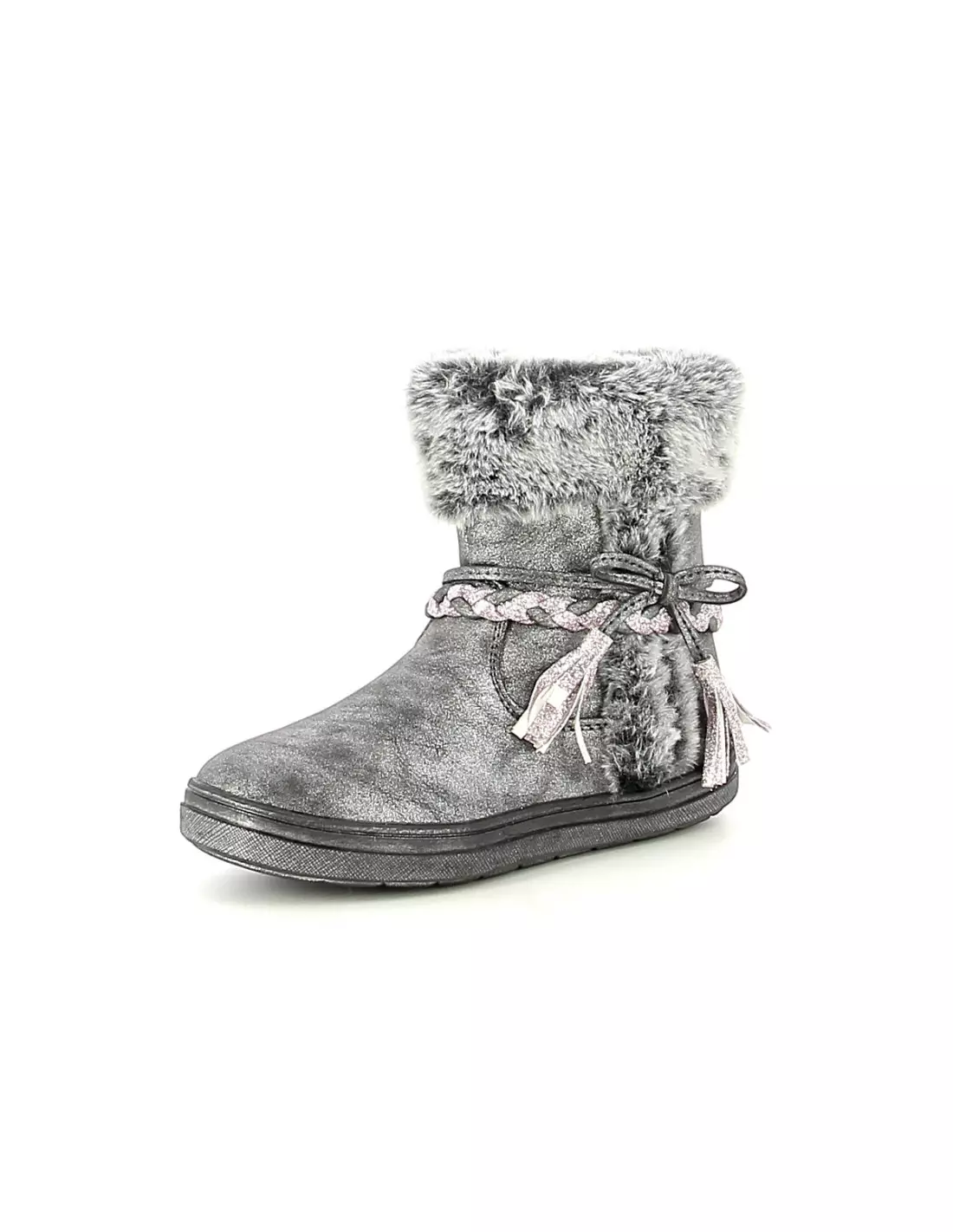 BOPY ICHANTE - Boots & bottines Argent