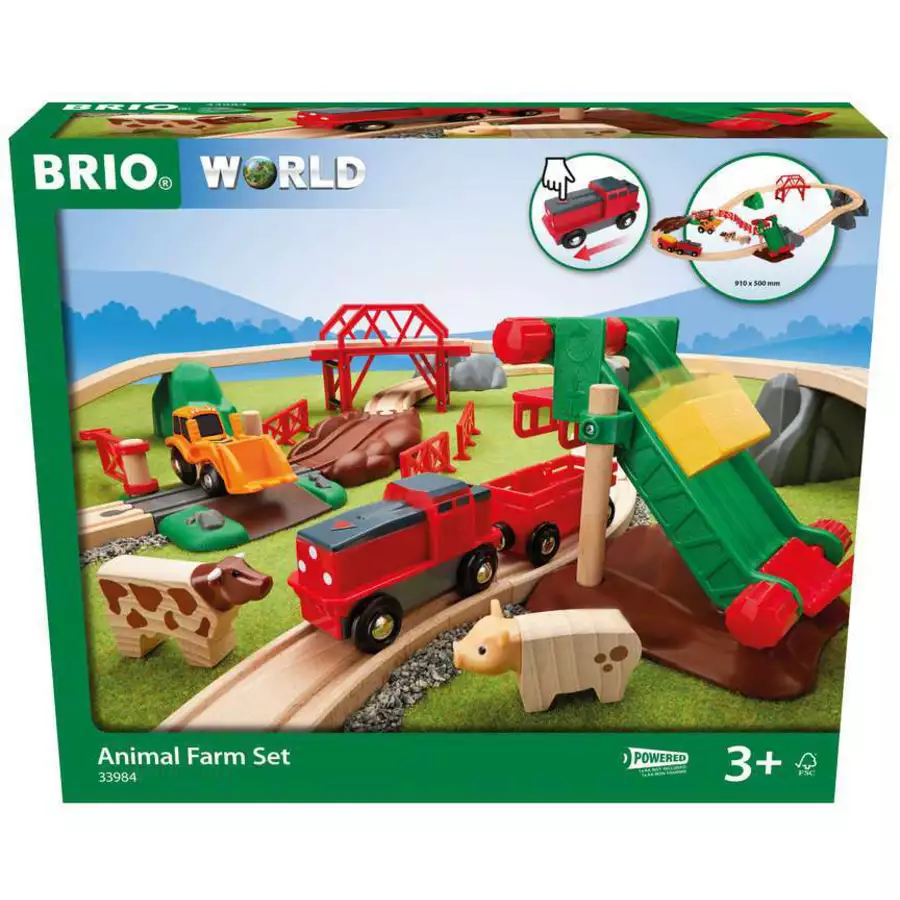 Brio Großes BRIO Bahn Bauernhof-Set bunt