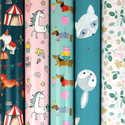 Rouleau papier cadeau couché 0,7 x 2 m 80g BILLIE - Viquel