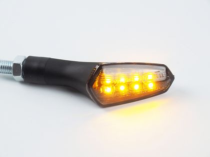 Clignotant LighTech Led plastique ABS noir (La paire)