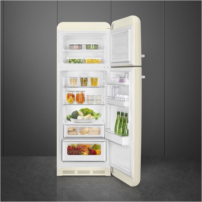 SMEG Kühl- Gefrierkombination 50's Retro Style FAB30RCR5 Creme