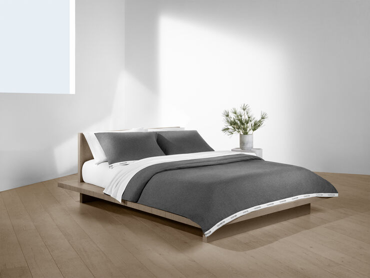 Calvin Klein Classic Logo sengesæt Heathered charcoal