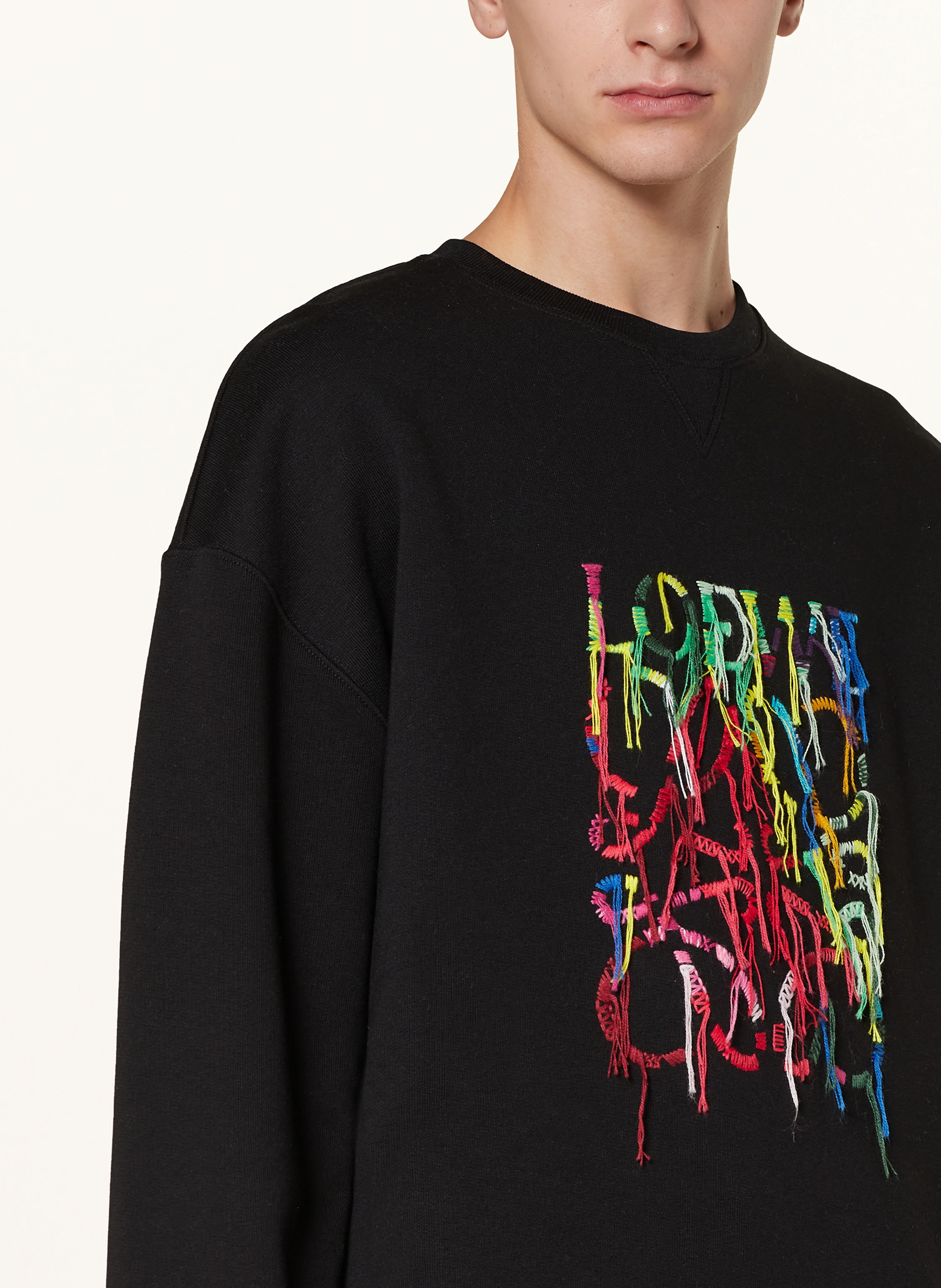 LOEWE Sweatshirt mit Stickereien