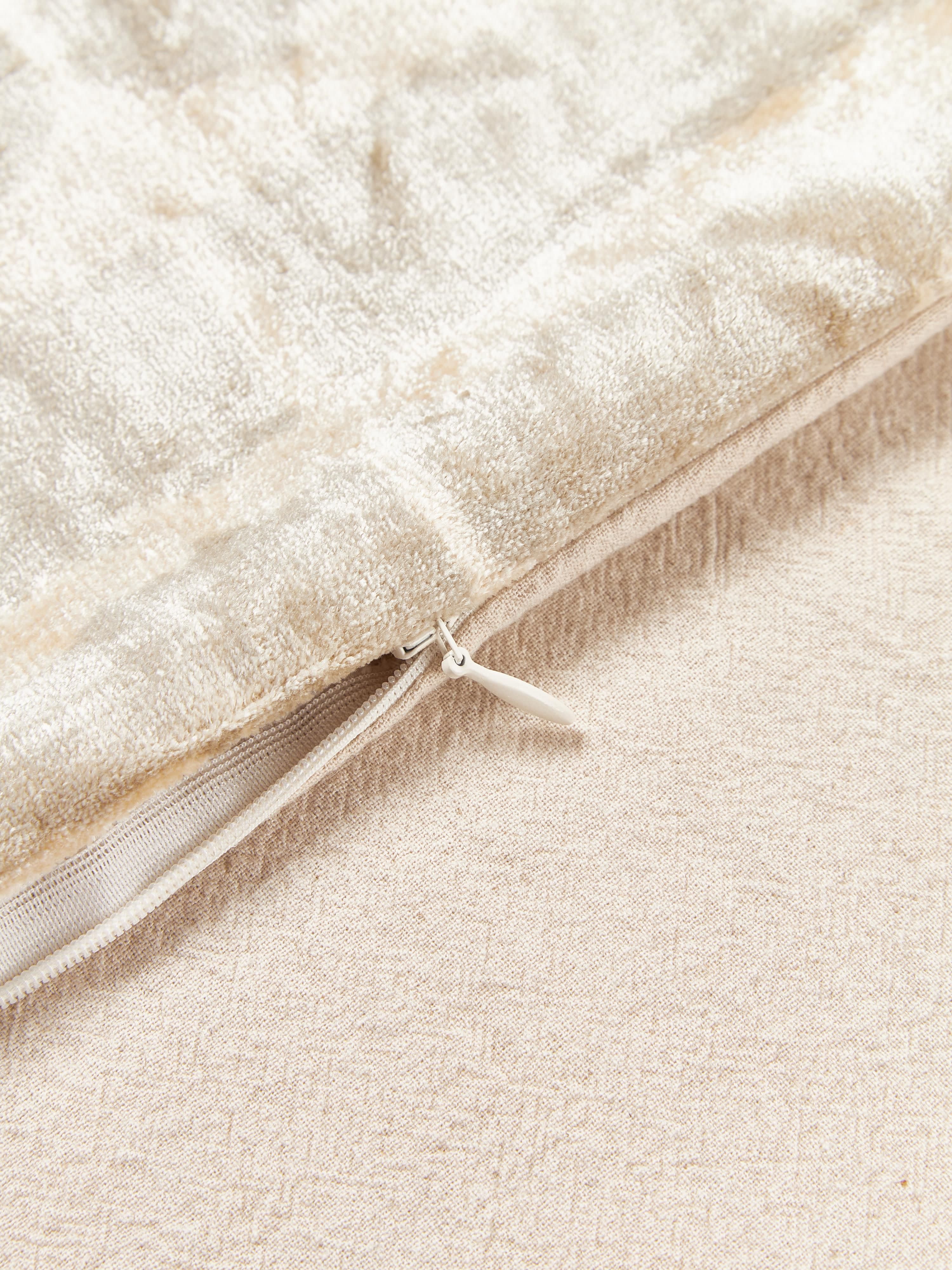 Viscose kussenhoes Dejan met ingeweven jacquard patroon