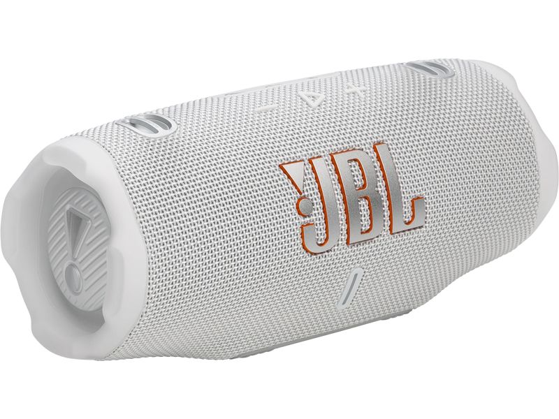 JBL Bluetooth Speaker Charge 6 Weiss Tragbarer wasserdichter und stossfester Bluetooth-Lautsprecher