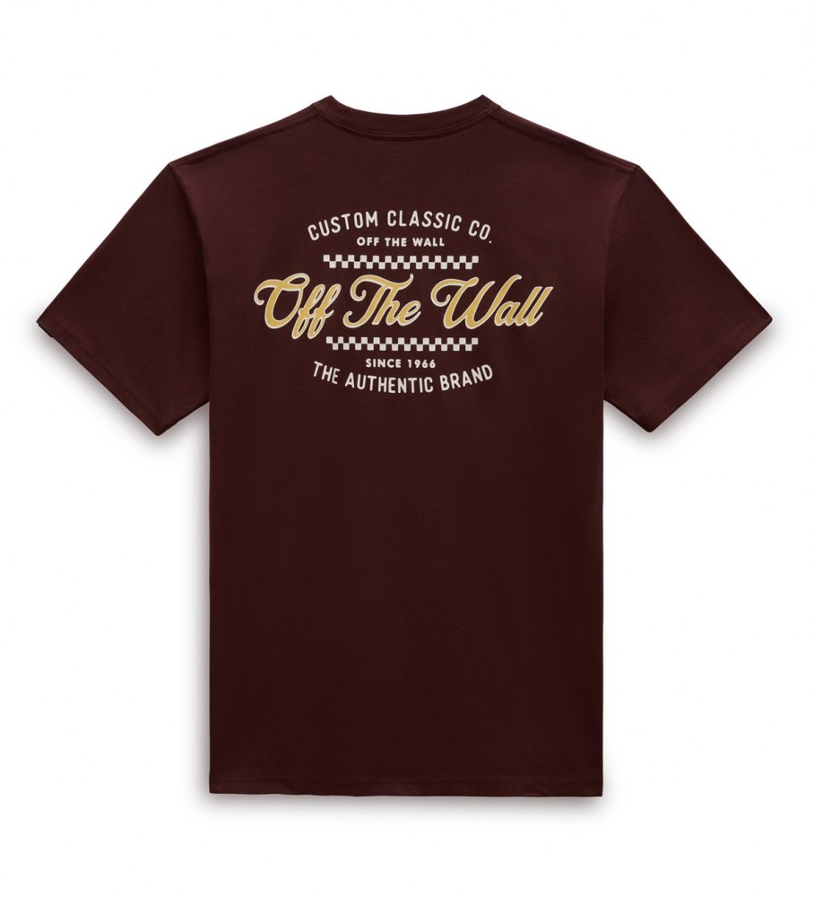 Camiseta Vans Custom Classic Co Maroon