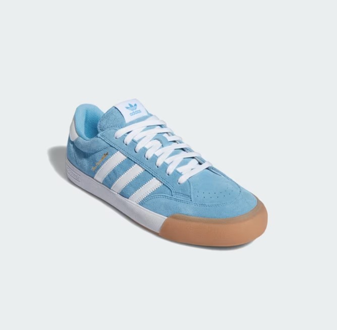 Adidas Skateboarding Nora Light Blue Cloud White Gum 3.5 US / 35.5 EU