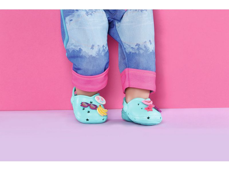 Baby Born Puppenkleidung Schuhe mit Pins assortiert Schuhe für die Puppe
