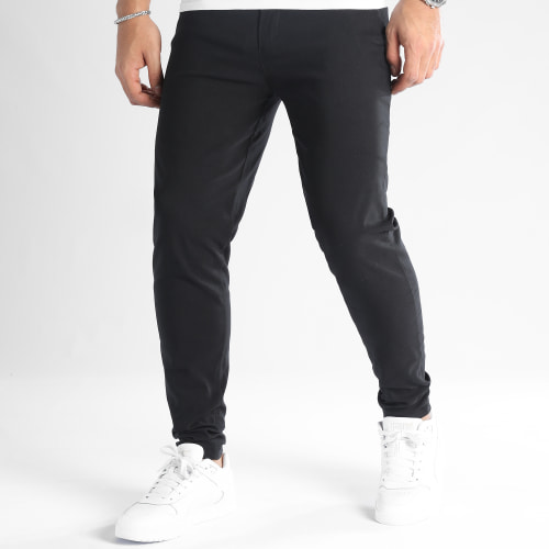 Lot De 2 Pantalons Chino Skinny 1353 1355 Beige Noir