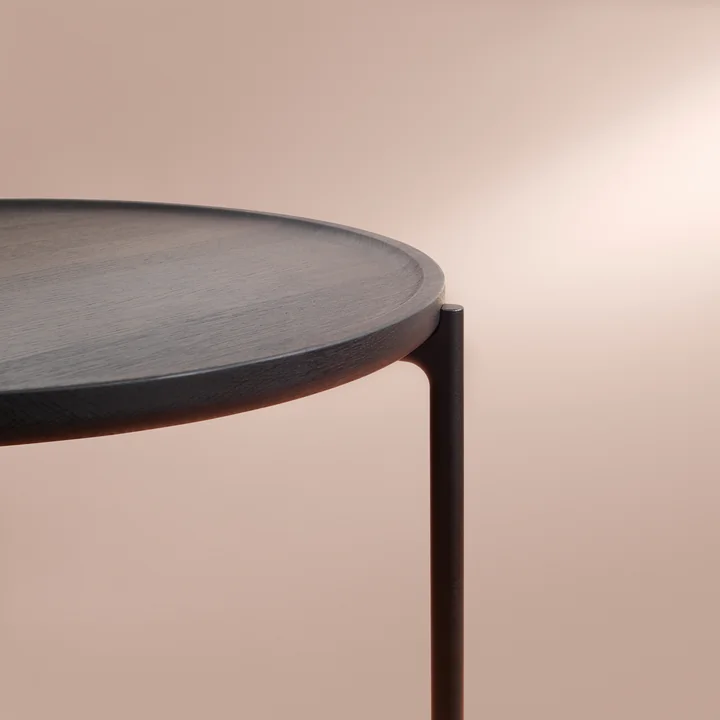 Eva Solo - Savoye Couchtisch, Ø 90 x H 35 cm, Eiche natur / schwarz
