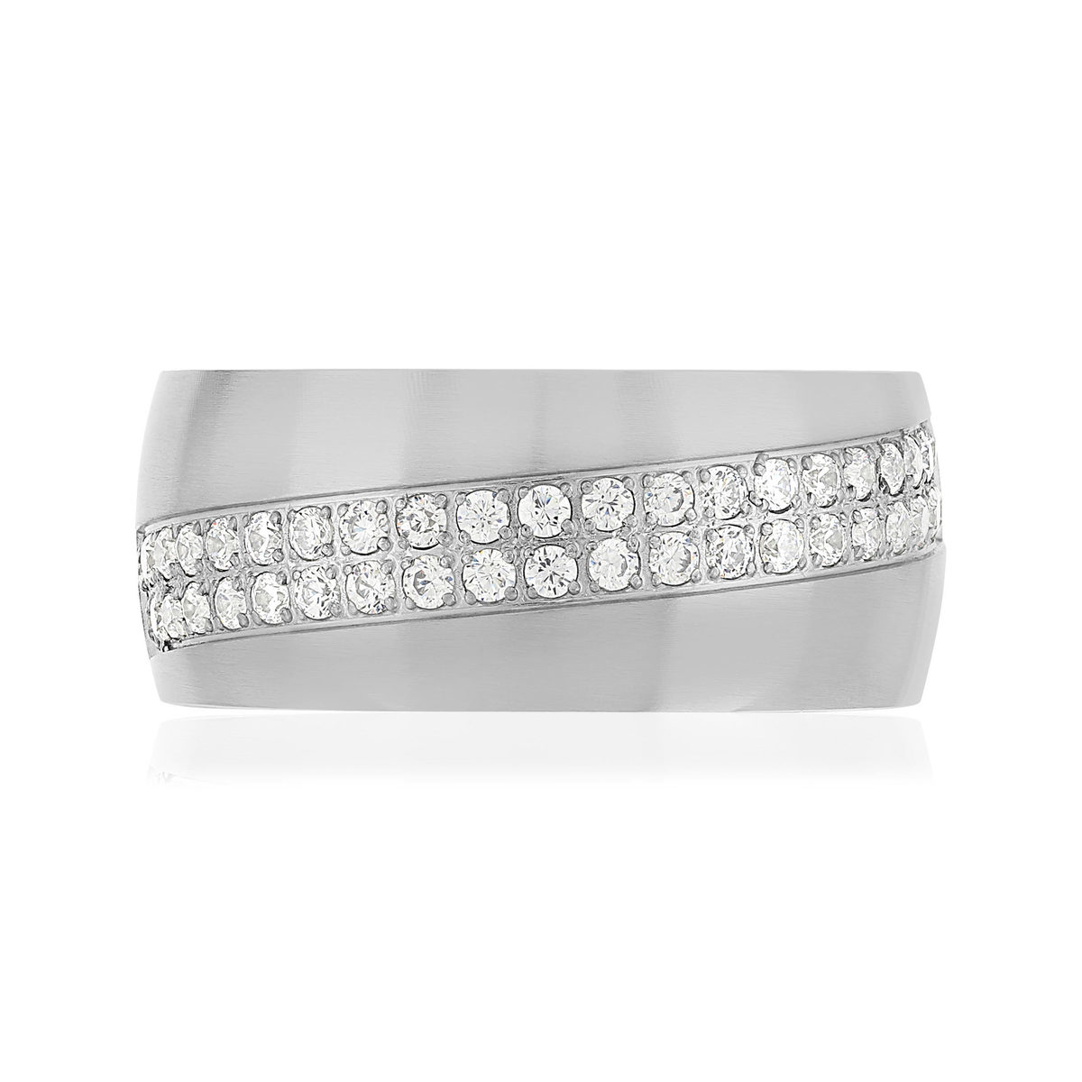 Bague acier zirconias