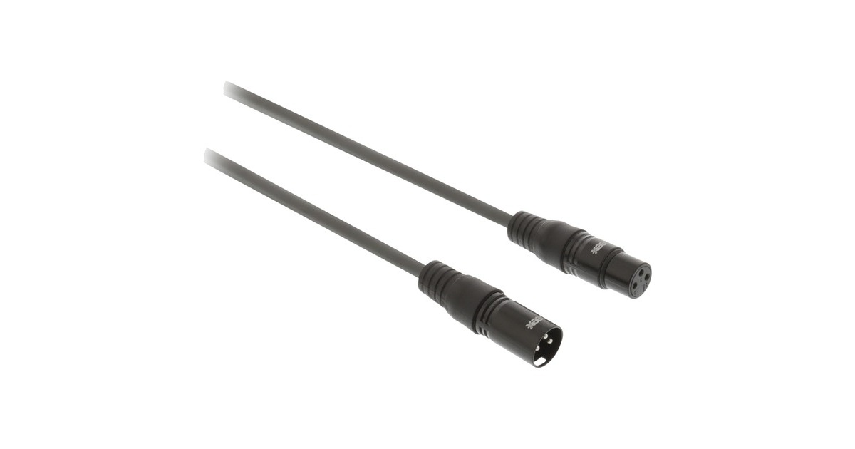 SweexStereokabel XLR 3-Pins Male - XLR 3-Pins Female, 3.0 m  (Zwart)