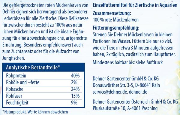 Dehner Aqua Rote Mückenlarven