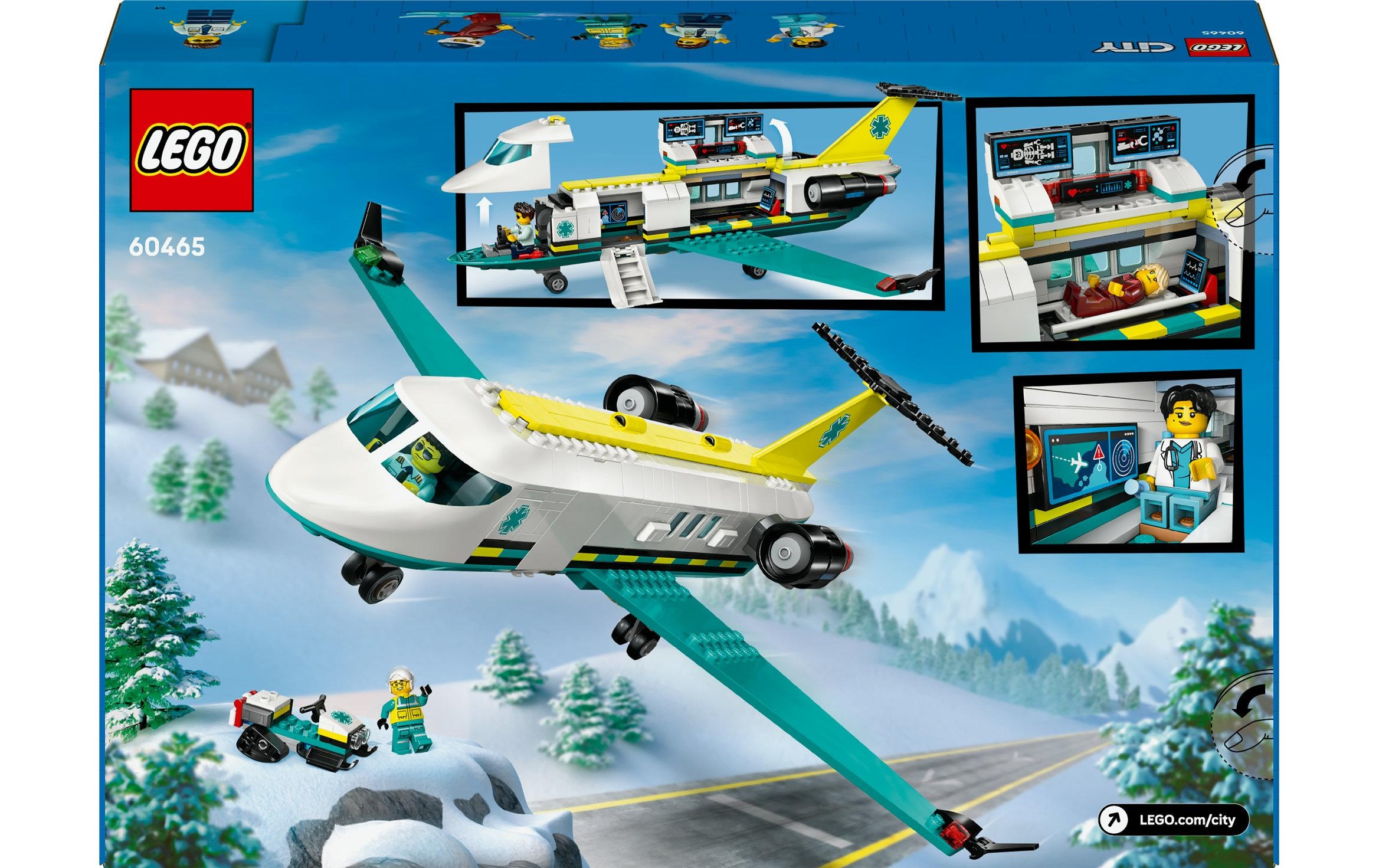 LEGO® Spielbausteine »City Notfallrettungsflugzeug 60465«