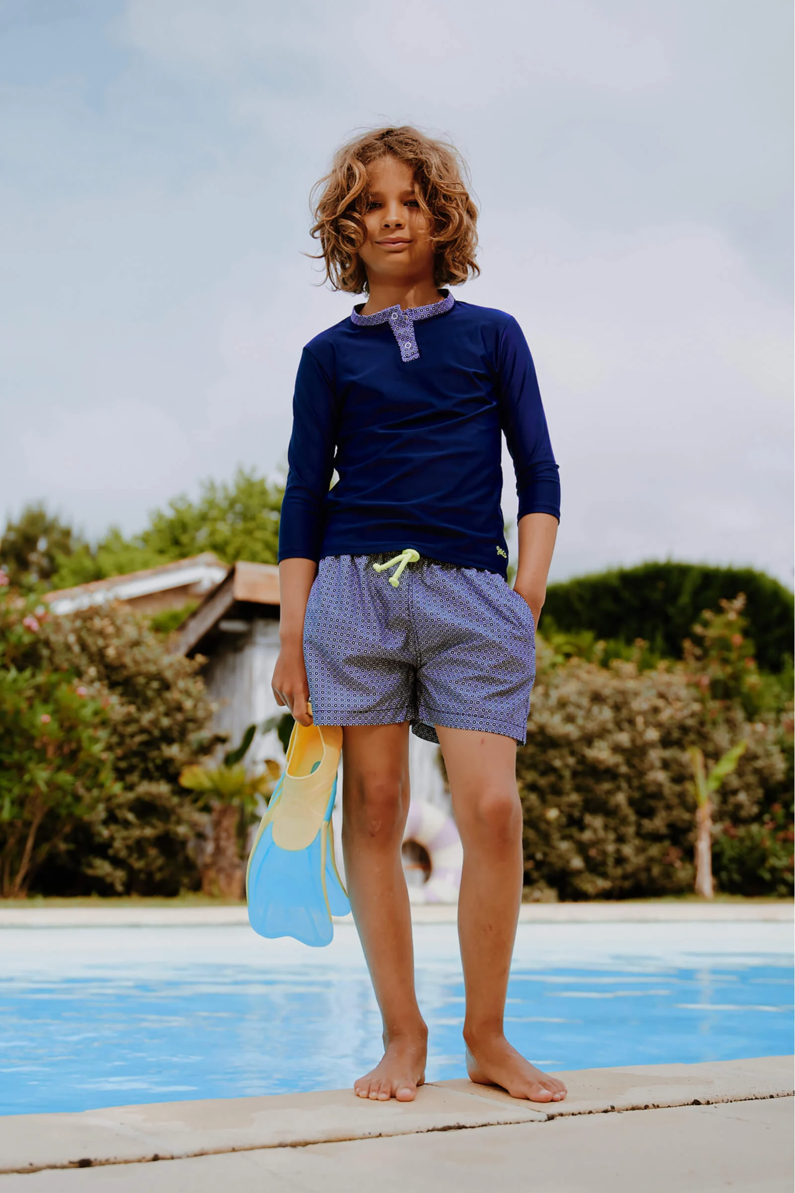 Top anti-uv | Bleu