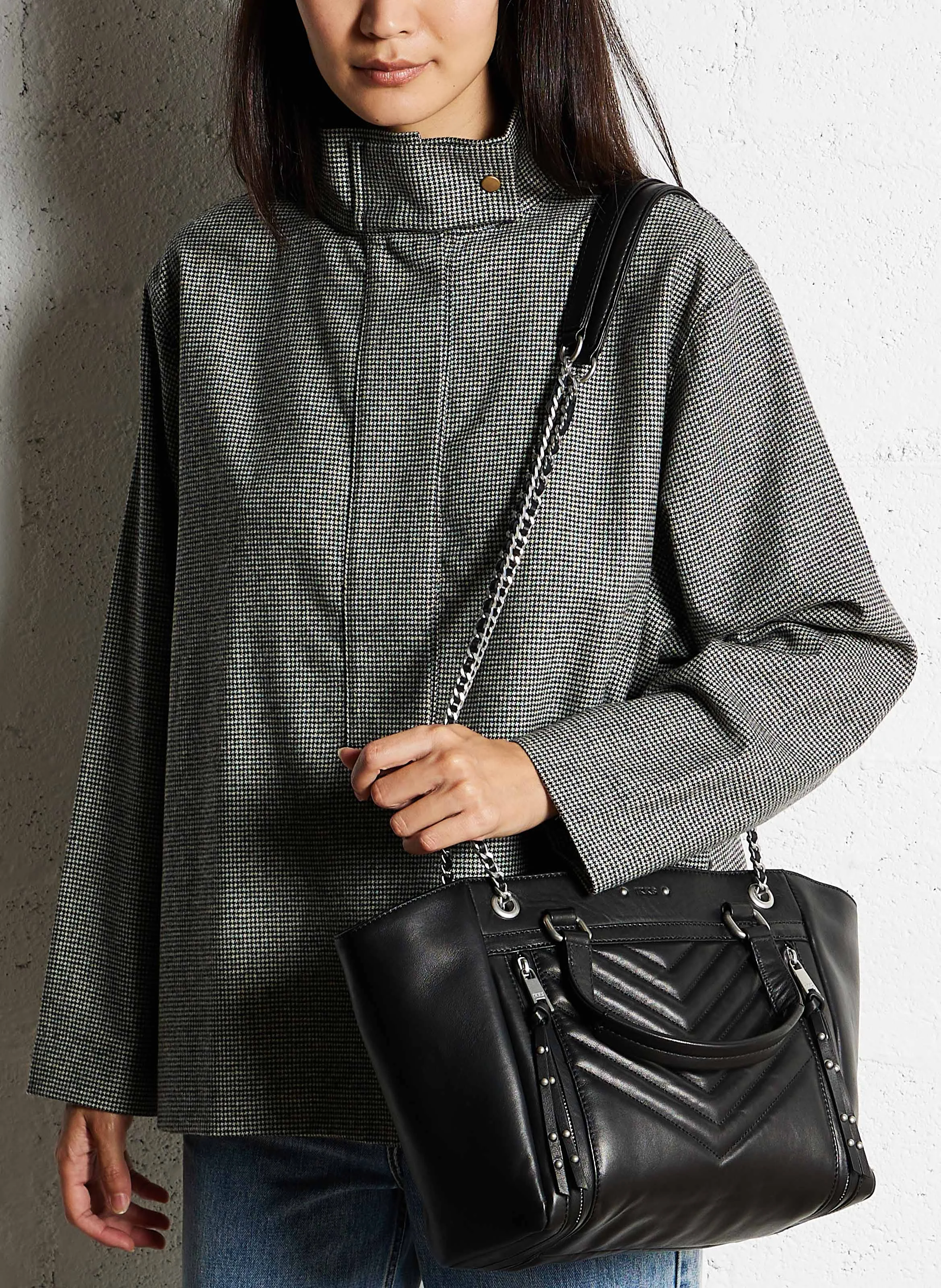 1440 - Sac cabas en cuir | Noir