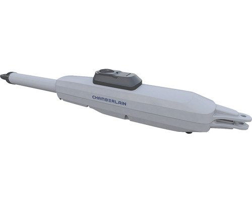 Chamberlain CHLA250EVC draaipoortaandrijving voor enkele en dubbele poorten, inclusief 2 x design afstandsbedieningen, 1 x infrarood fotocel en 2 x 2 sleutels voor noodontgrendeling.