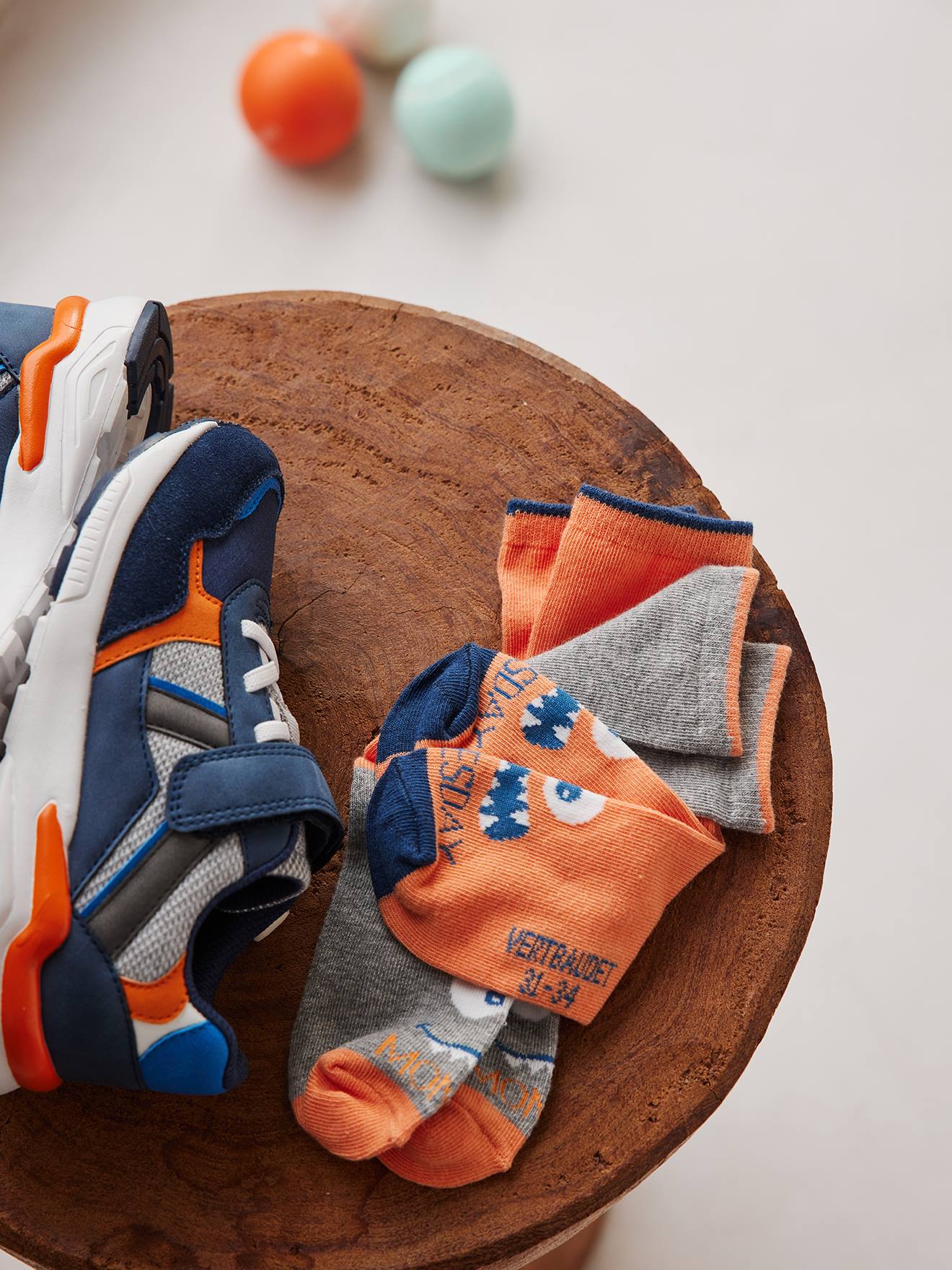 Pacote com 7 pares de meias 