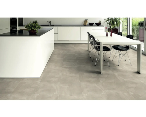 Vinylvloer steen Napels lichtbeige tegel klikverbinding 908,1 x 450,9 x 6,0 mm