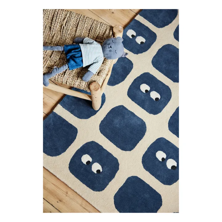Bleuu-studio Tapis Bidules | Bleu marine