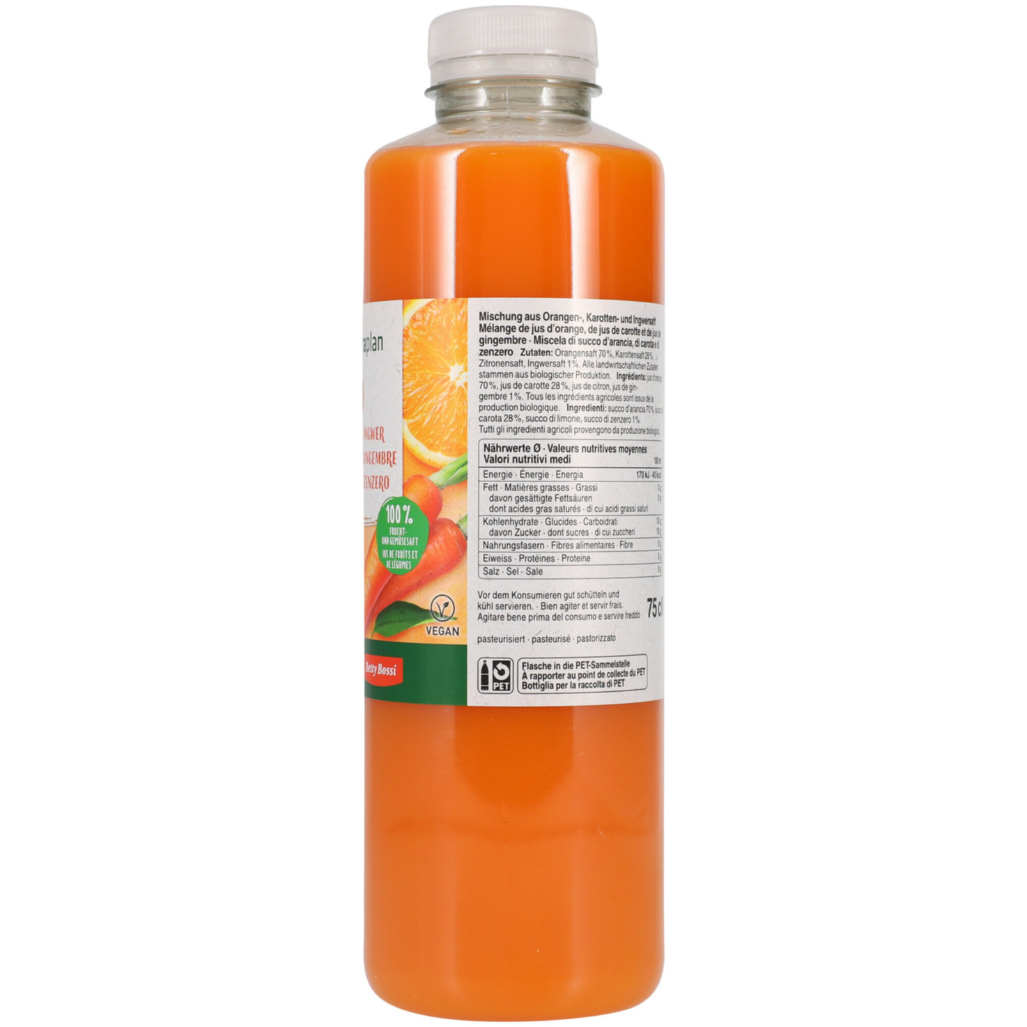 Naturaplan Bio Saft Orangen Rüebli & Ingwer