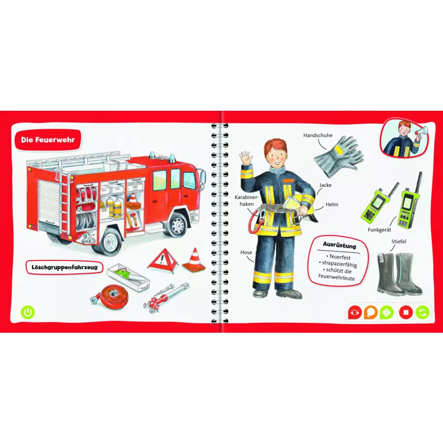 Ravensburger tiptoi® Pocket Wissen: Feuerwehr