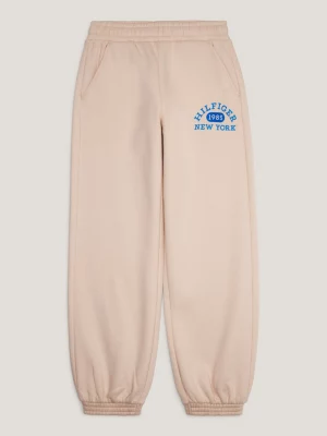 Calça de moletom esportiva com logo universitário