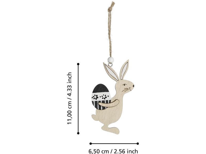 EGLO Aufhänger Hase Maydolong Nature Deko-Aufhänger