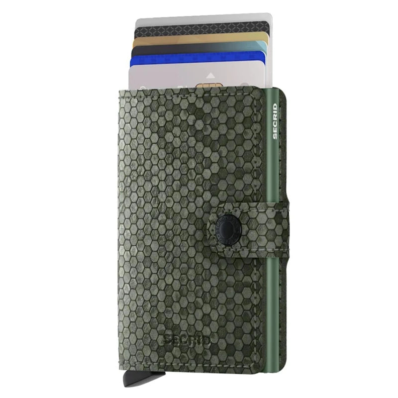 Secrid Mini Wallet Hexagon Green