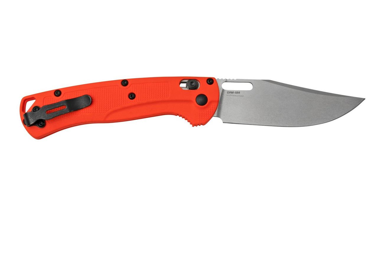 Benchmade Taggedout 15535, CPM-154, Orange Grivory, jachtzakmes