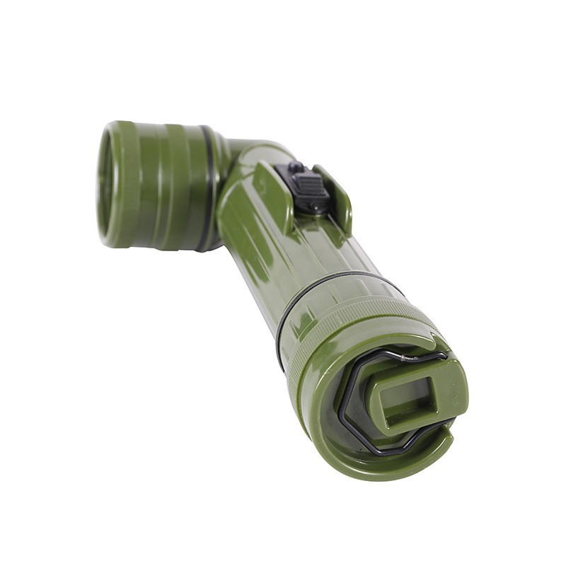 (5-tlg. Set) Winkel Taschenlampe LED Licht mit Farbfiltern   Gürtelclip (Batteriebetrieben) - Grün