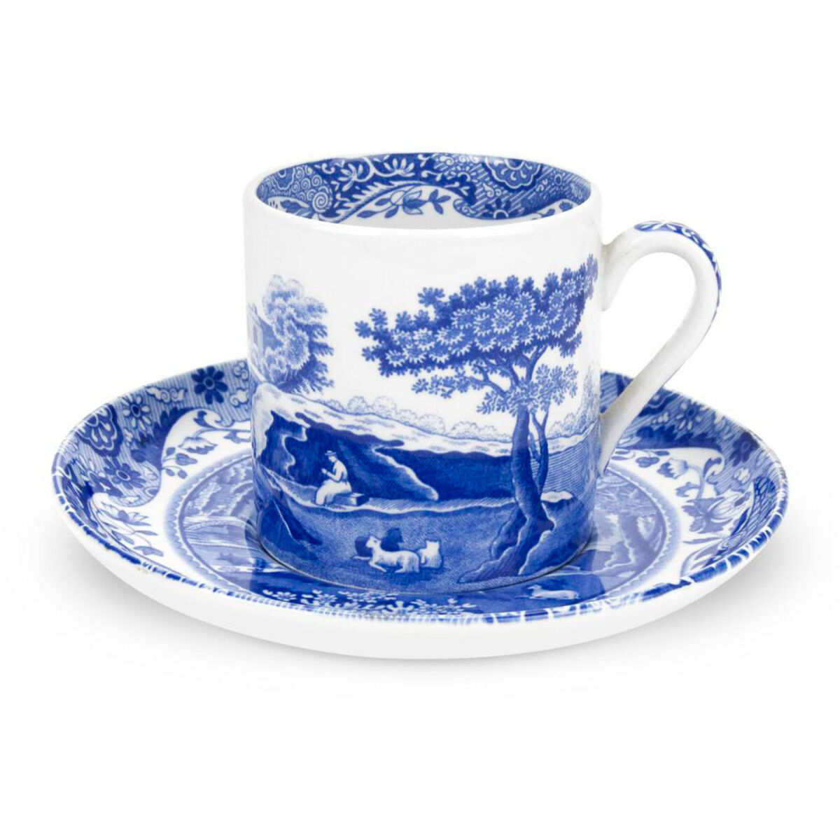 Blue Italian Kaffekopp & Fat 9 cl