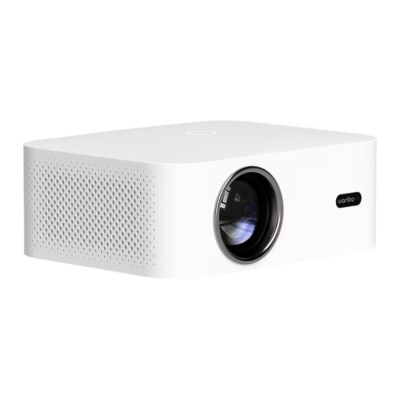 Wanbo X2 Pro Android Multimedia LED Projektor Beamer Heimkino HD 1280p / 2x HDMI / USB A / 3.5mm Klinke und Fernbedienung - Weiss
