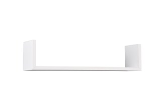 Wandregal 3er Set Ava weiß MDF
