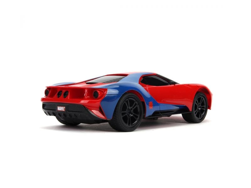 Jada Toys Ford GT 2016 Spider-Man RTR, 1:16 Ferngesteuertes Auto im Marvel Spider-Man Design