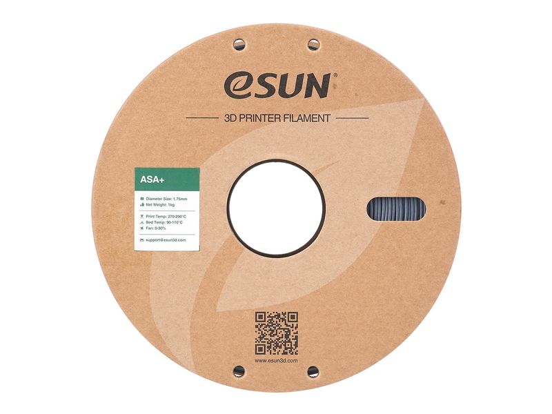 eSun Filament ASA  Grau 1.75 mm 1 kg ASA  Filament