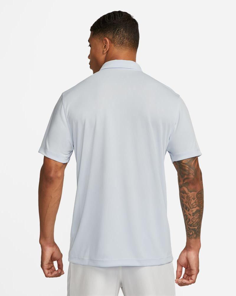 Polo de tennis Nike NikeCourt Gris pour homme